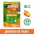 thumbnail image 4 of Children's Zyrtec 24 Hr Allergy Relief Dissolve Tablets, Citrus, 24 Count, 4 of 12