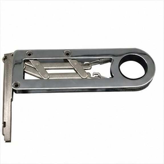 Phenofice Plated Silver Self Closing Door Hinge Durable Chrome Plated Steel Silent Cabinet Folding Hinge