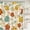 Autumn Leaves, variant on Small Stall RV Half Size Pink Cute Retro Floral Abstract Flower Shower Curtain for Bathroom 36W*72H Inch 70s Lovely Vintage Funky Modern Trendy Aesthetic Bathtub Decor Waterproof Polyester Fabric