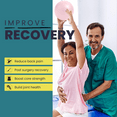 thumbnail image 2 of Pilates Ball Exercise Ball Physical Therapy, 9 Inch Exercise Ball for Between Knees, Small Core Ball, Stability Ball Barre Ball for Rehab, Yoga, Physical Therapy Ball, 2 of 6