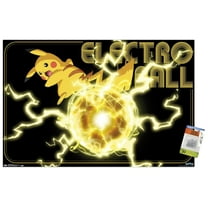 Pokémon - Pikachu Wall Poster with Push Pins, 22.375" x 34"