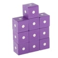 thumbnail image 2 of Bloques de construcción magnéticos, cubos magnéticos mágicos, juego de 10 bloques magnéticos, juguetes para desarrollar y aliviar el estrés. Puple, 2 of 9