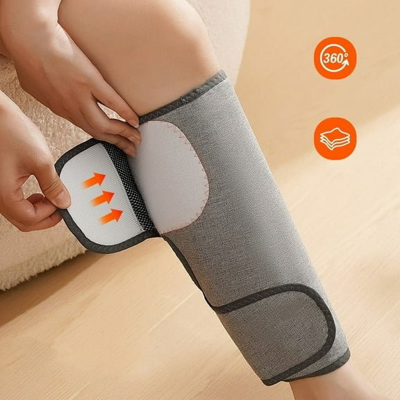 Leg Massager with Heat and Compression, Cordless Wearable Thigh or Calf Leg Massagers for Circulation and Pain with 3 Intensities, Gifts for Father Mother