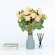 thumbnail image 4 of Bouquets of Roses Silk Flowers Home Decor Vases Flower Arrangements Ornaments Fake Flowers Wedding Flowers, Artificial Rose Bouquets, Silk Rose Arrangements, Home Decor Flowers, Table, 4 of 7