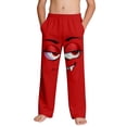 thumbnail image 2 of SGFCWSX Boys Casual Pants Elastic Waist Loose Fit Print with Pockets Trousers for Kids Red Size 8 Years, 2 of 9