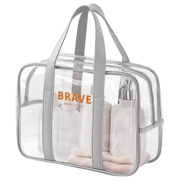 Bolsa impermeable transparente multiusos playa viajes gym