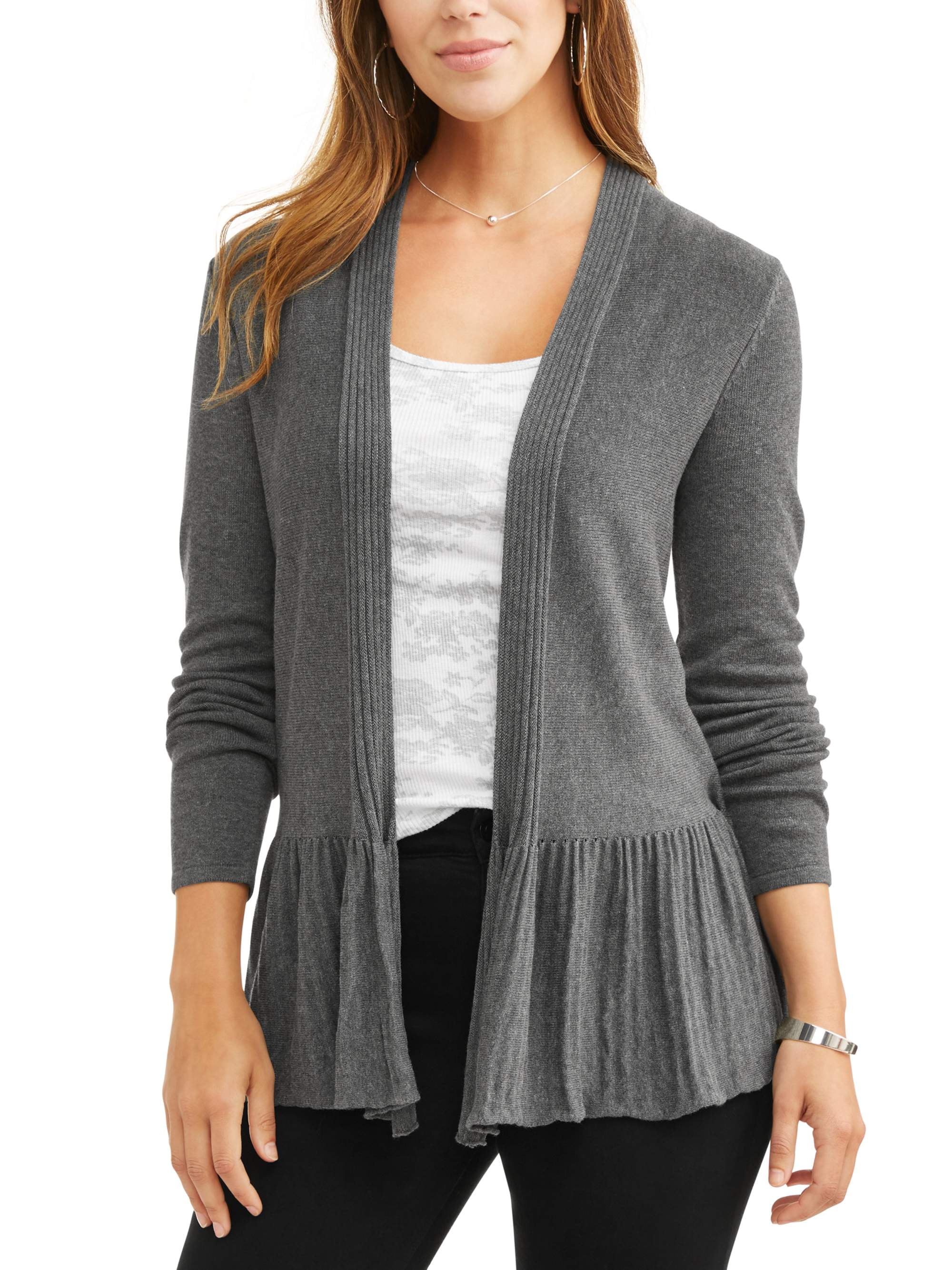 Women's Ruffle Hem Cardigan