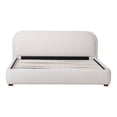 thumbnail image 3 of Moe's Home Collection Colin Fabric Queen Bed in Beige, 3 of 5