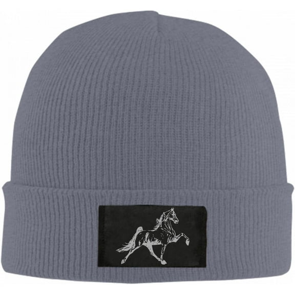 Tennessee Walking Horse Beanie Hat for Women Men Winter Hat Cuffed Winter Beanie Warm Skull Cap Plain Knit Hat Cap