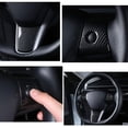 thumbnail image 4 of Pegatinas de dirección de rueda de coche envuelven reemplazo de fibra de carbono para Tesla, 4 of 6
