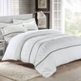 thumbnail image 3 of Betsy Silver 3 Piece Ruffled Duvet Cover & Shams Set Set, 3 of 4