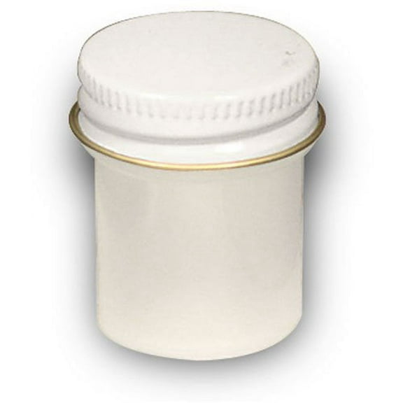 National Artcraft 1/2 Oz. Storage Jar Made Of Impact And Chemically Resistant Plastic Has Metal Cap With Liner (Pkg/50)