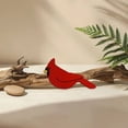 thumbnail image 4 of Clearance Sale! Lssam Statues For Home Decor Statue Decor Wooden Bird Tabletop Decoration Home Arrangement Double Printing Red Bird Party Decoration, 4 of 8