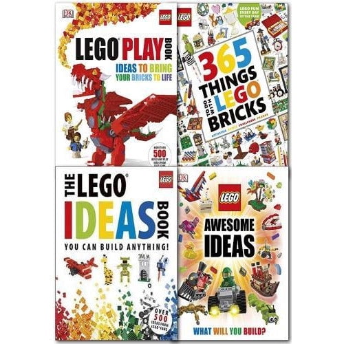 Lego 4 Books Collection Set 365 Things To Do With Lego Bricks The Lego