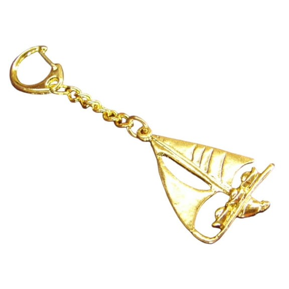 Feng Shui Sailing Boat Talisman Amulet Keychain - Wishes Coming True