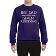 thumbnail image 2 of Wild Bobby,Best Dad in The Seven Kingdoms GoT Thrones, Father's Day, Unisex Crewneck Graphic Sweatshirt, Purple, 3XL, 2 of 3