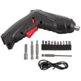 thumbnail image 1 of KONTONTY 15 Pcs Perceuse Électrique Sans Fil Noire Compacte pour Outils de Bricolage Tâches d'Entretien, 1 of 8
