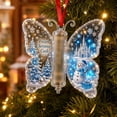 thumbnail image 3 of Christmas Butterfly Cash Wallet Gift Ornaments, Clear Christmas Money Holders, Stocking Stuffers, Xmas Tree Hanging Decorations, Indoor Outdoor Decor for Christmas Tree Window Wall, 3 of 8