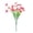 Hot Pink 1Pcs, variant on HOARBOEG 1Pcs Forked Spring Artificial Flower Bouquet, Realistic Silk Pansy Floral Arrangement with Greenery Stems for Wedding Decor, Home Decor, Centerpieces (12.99 inch)