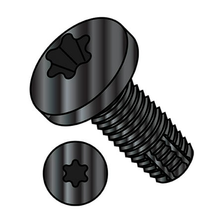 

5/16-18X1 1/4 Six Lobe Pan Floor Board Screw Type F Fully Threaded Black Phosphate (Pack Qty 700) BC-3120FTPB