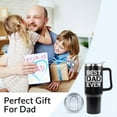 thumbnail image 4 of Best Dad ever Gifts for Dad 40 OZ Tumbler Cup Fathers Day Birthday Gifts Best Dad Ever Coffee Mug with Handle, 4 of 6