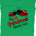 thumbnail image 4 of Inktastic My Grandma Loves Me with Cute Ladybugs Boys or Girls Baby Bodysuit, 4 of 5