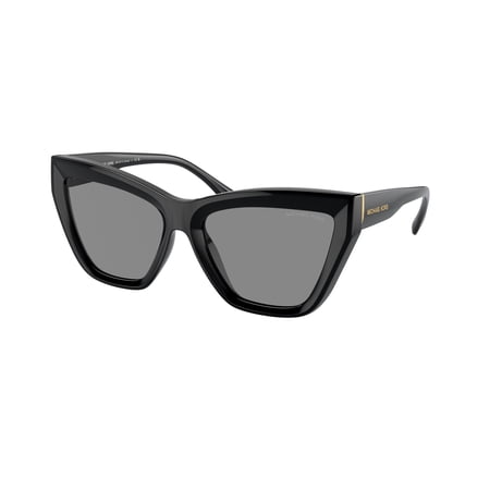 MICHAEL KORS MK2211U 30053F Dubai Black Dark Grey Solid 57 mm Women's Sunglasses