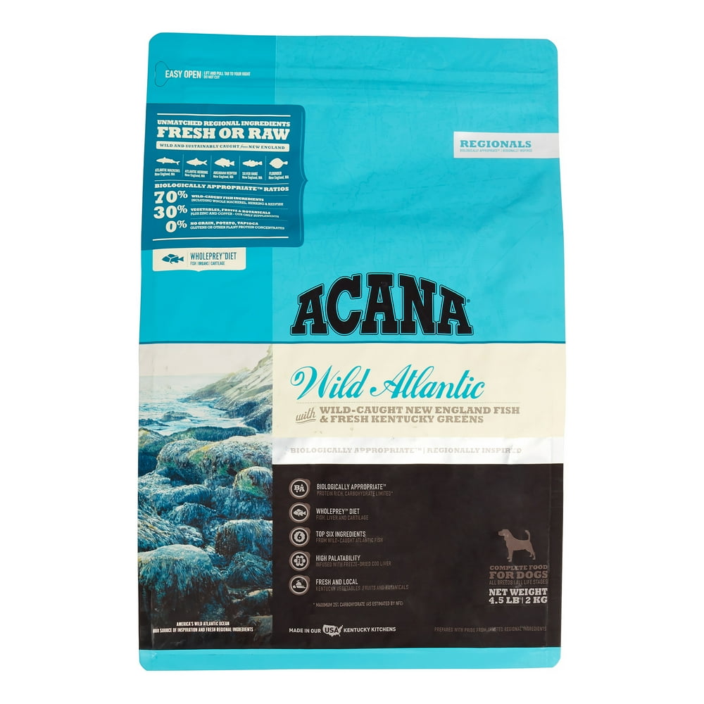 Acana Wild Atlantic GrainFree WildCaught New England Fish & Kentucky