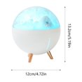 thumbnail image 3 of Meitianfacai Space Flower Humidifier Small Portable Color Mood Night Light Silent Two Speed Mist Humidification Skin Care Moisturizing Instrument Immortal Flower Timed Vaporisateur, Green, 3 of 8