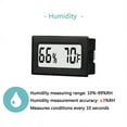 thumbnail image 2 of Mini Small Digital Hygrometer Thermometer Indoor with Temp Humidity Sensor Monitor Fahrenheit (℉) for Jars,Humidor,Home, 2 of 6