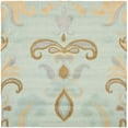 thumbnail image 6 of SAFAVIEH Soho Savannah Wool Area Rug, Light Blue/Multi, 2'3" x 4', 6 of 10