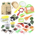 thumbnail image 1 of Para Niños Al Aire Libre Explorer Kit Bug Catching Kit Juguetes De Aventura Juguetes Para Juego De Imitación Con Chaleco/Sombrero/Prismáticos/Linterna/Lupa/Brújula 26 Piezas Yuarrent AP005936-00, 1 of 6