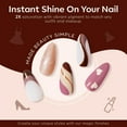 thumbnail image 4 of modelones Brown Gel Nail Polish Set 6 Colors, Brown Tones Purple Gel Polish Light Soft to Dark 2025 All Seasons LED Nail Art for Nail Lovers Gift Salon DIY Starter Kit, 4 of 8
