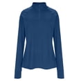 thumbnail image 5 of Wowcloth Women's Long Sleeve Hooded Sporty Top, Round Neck Solid Color, Quick-Dry Sun Protection for Outdoor Activities and Everyday Wear, 5 of 6