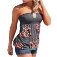 thumbnail image 1 of Camisetas sin tirantes sin tirantes para mujer, camisetas de tubo de verano, blusas informales sexis con hombros descubiertos para vacaciones Pompotops hkajfhjk473760, 1 of 5