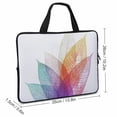 thumbnail image 2 of AWERP Colorful Leaves Laptop Bag Diving Fabric Computer Protective Handle Case 13inch, 2 of 5