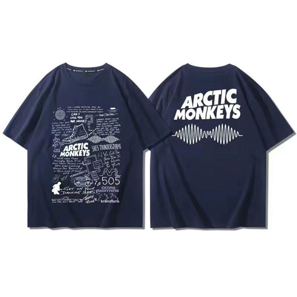 Arctic Monkeys Rock Band para hombre y mujer, Camiseta de algodón, Tops Vintage de verano, camiseta informal, Hip Hop, ropa Hipster divertida, novedad de 2023 xuanjing unisex