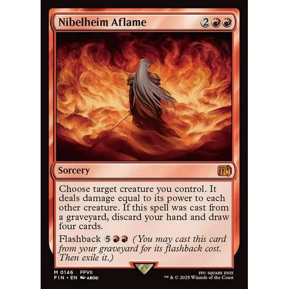 MtG Final Fantasy Mythic Rare Nibelheim Aflame #146