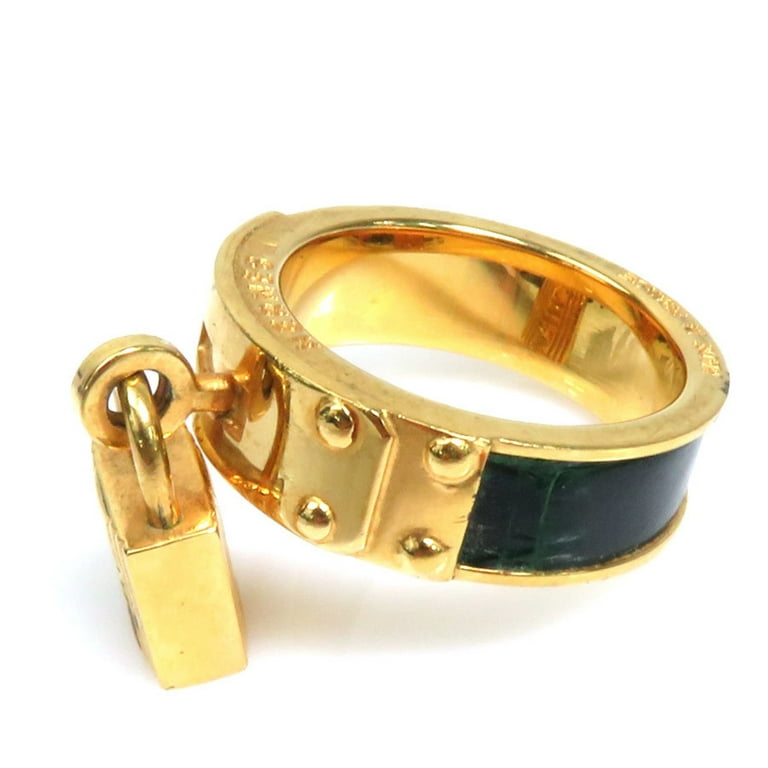 Hermes Kelly Green Scarf Ring