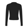 thumbnail image 7 of ZyeKqe Womens Long Sleeve Shirts Crewneck Going out Tops Slim Fitted Undershirts Base Layer Stretchy Basic Tight Tees, 7 of 7