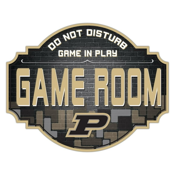 Purdue Boilermakers 12'' Game Room Tavern Sign