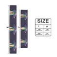 thumbnail image 6 of Yayeee Table Runner 90 inches Long Home Kitchen Dinning Party Decoration, Purple UFO, 6 of 7