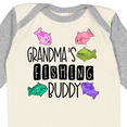 thumbnail image 4 of Inktastic Grandma's Fishing Buddy with Colorful Fish Boys or Girls Long Sleeve Baby Bodysuit, 4 of 5