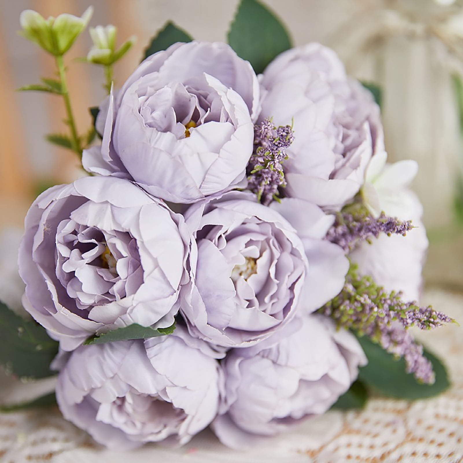 Travelwant Artificial Roses Flowers for Flower Arrangement, Silk Latex