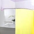 thumbnail image 2 of Tringle de Douche d'Angle Courbée pour Salle de Bain, Poteau en Acier Inoxydable 52 Pouces, Barre de Douche Arquée, Ivoire, 2 of 8