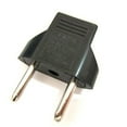 thumbnail image 3 of Teissuly US USA to EU Europe Travel AC Power Socket Plug Adapter Adaptor Converter (Black, 5-Pack), 3 of 4