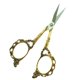 thumbnail image 4 of Tijeras de Costura de Sastre de Acero Inoxidable de Estilo Europeo Vintage Herramienta de de Bricoje Oro Macarena Tijeras de corte a medida, 4 of 5