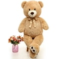 thumbnail image 4 of MorisMos Giant Teddy Bear 51'' Stuffed Animal Soft Big Teddy Bear Plush Toy, 4 of 5