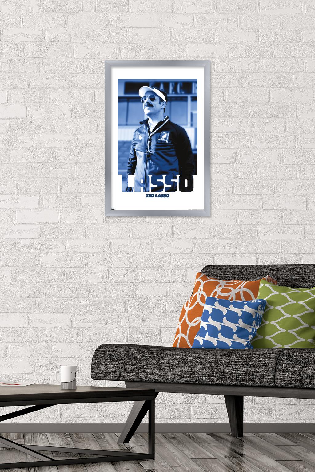 Ted Lasso - Ted Wall Poster, 14.725" x 22.375" Framed