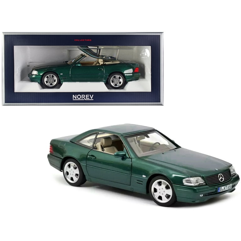 Norev 1:18 Scale Mercedes-Benz SL500 1999 Diecast Car Model Gift Green  Metallic